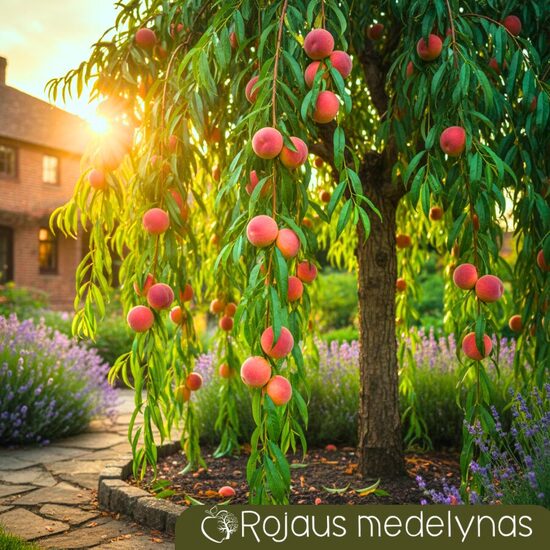 Svyrantis persikas PENDULA